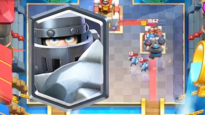 《皇室战争》超级骑士卡组对局精选，狂暴的新传奇卡牌