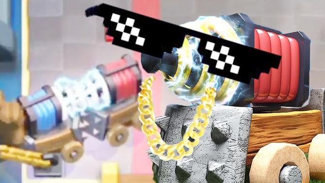 你丫1级电磁炮也想跟我2级的对拼？《皇室战争》精彩搞笑集锦