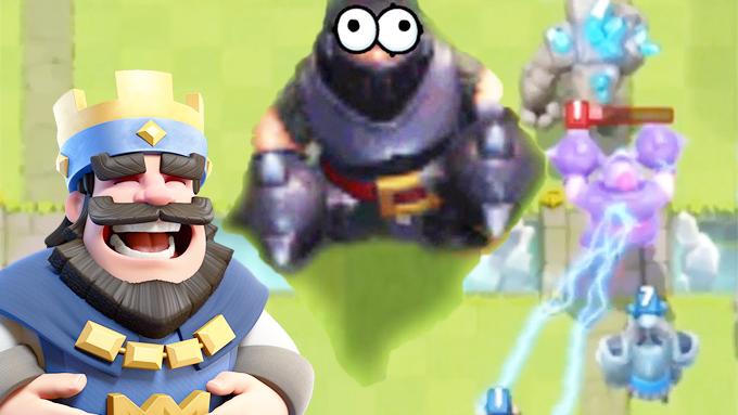 超级骑士表示能让我跳一下再电我行不？《皇室战争》精彩搞笑集锦