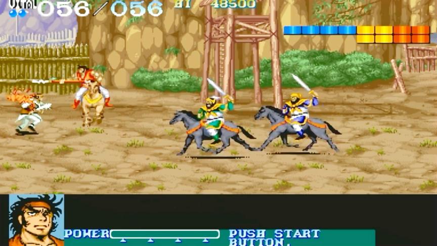 街机吞食天地1代，这游戏难度突破天际，当年玩过的人不多