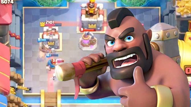 《皇室战争》无敌般的野猪冲杯卡组，5000+高杯的精彩对局