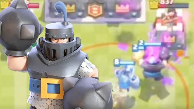 超级骑士表示看看是你飓风强还是我跳得远！《皇室战争》精彩集锦