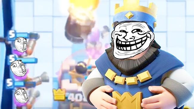 这高费大火箭扔不准是个什么感受？《皇室战争》搞笑蒙太奇