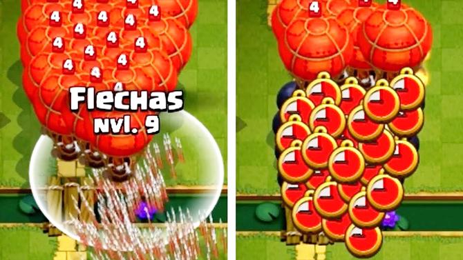 1000次箭雨大战1000气球兵结果如何？《皇室战争》趣味卡牌对决