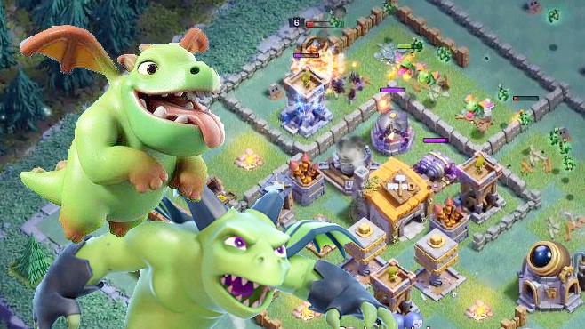 如此给力的飞龙宝宝和小亡灵！《部落冲突》6本大师基地冲杯攻略