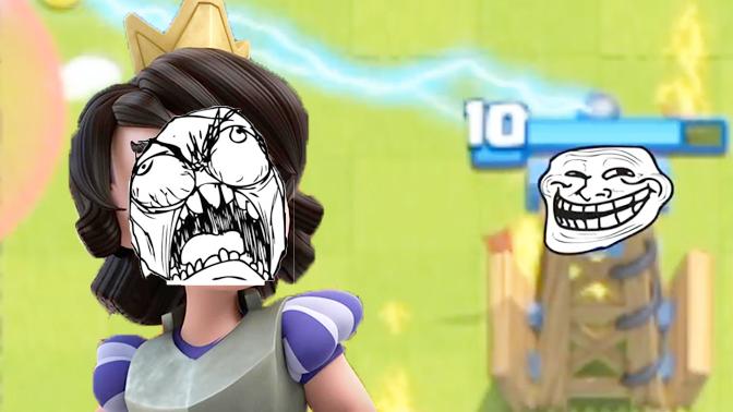 闪电塔表示我在逗你们玩呢！《皇室战争》精彩搞笑集锦