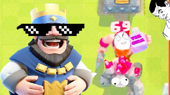 高兴这么早还真以为你赢了？《皇室战争》趣味搞笑集锦