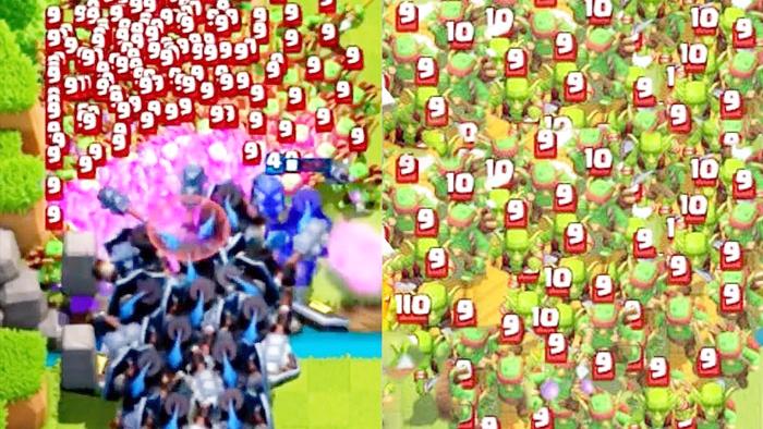 10000哥布林大战50黑暗王子！《皇室战争》卡牌另类试玩演示