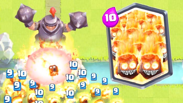 你超级骑士在我火精灵跟前也不过如此！《皇室战争》精彩趣味集锦