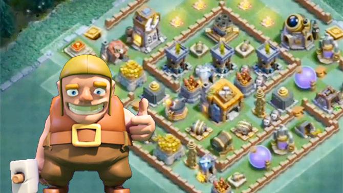 绝佳的护大本营设计！《部落冲突》7本建筑大师基地强阵
