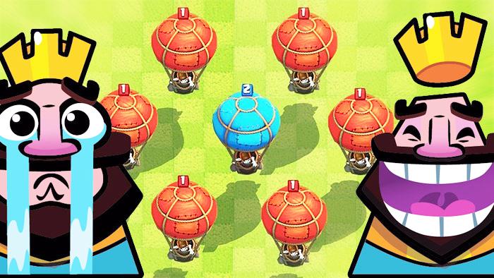 大火箭在手你的气球兵也想过河？《皇室战争》趣味蒙太奇