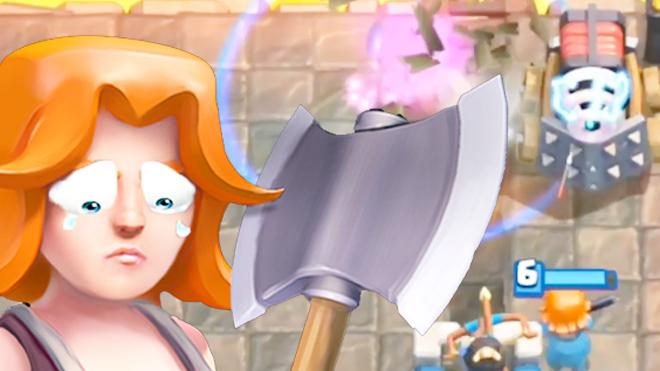 女武神表示你电磁炮竟然还有这一招！《皇室战争》趣味蒙太奇