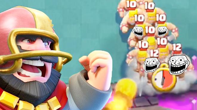 法术卡牌用得这么坑怎么可能赢？《皇室战争》趣味蒙太奇