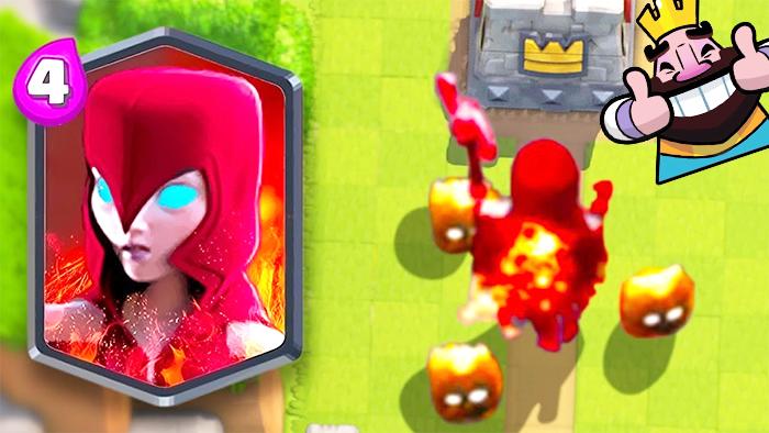 变异版火精灵女巫有多强？《皇室战争》趣味时刻集锦