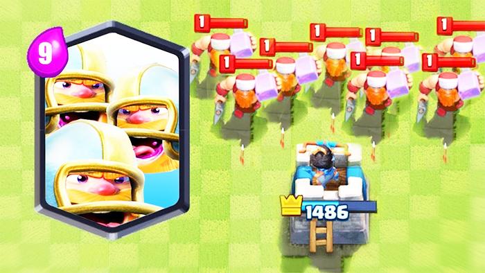 看我狂暴樵夫秀一次极限取胜！《皇室战争》趣味蒙太奇