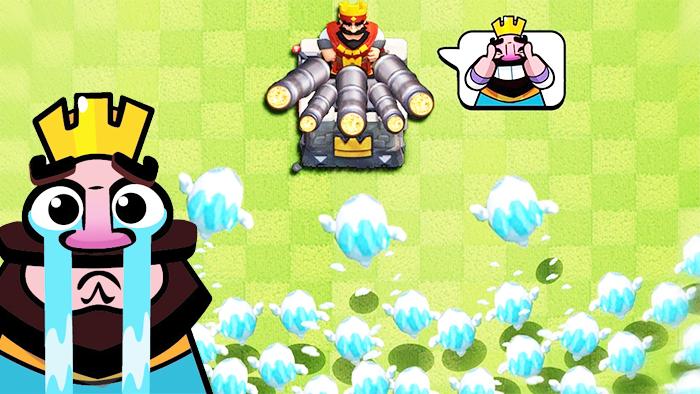 冰精灵们赶紧冲冻住那个国王塔！《皇室战争》趣味时刻集锦