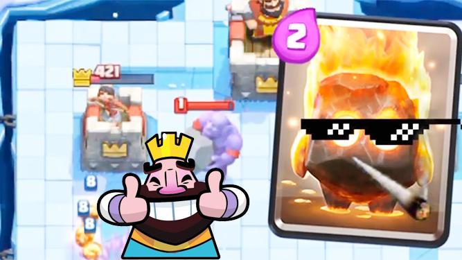 女巫掩护我们去干掉防御塔！《皇室战争》精彩趣味时刻