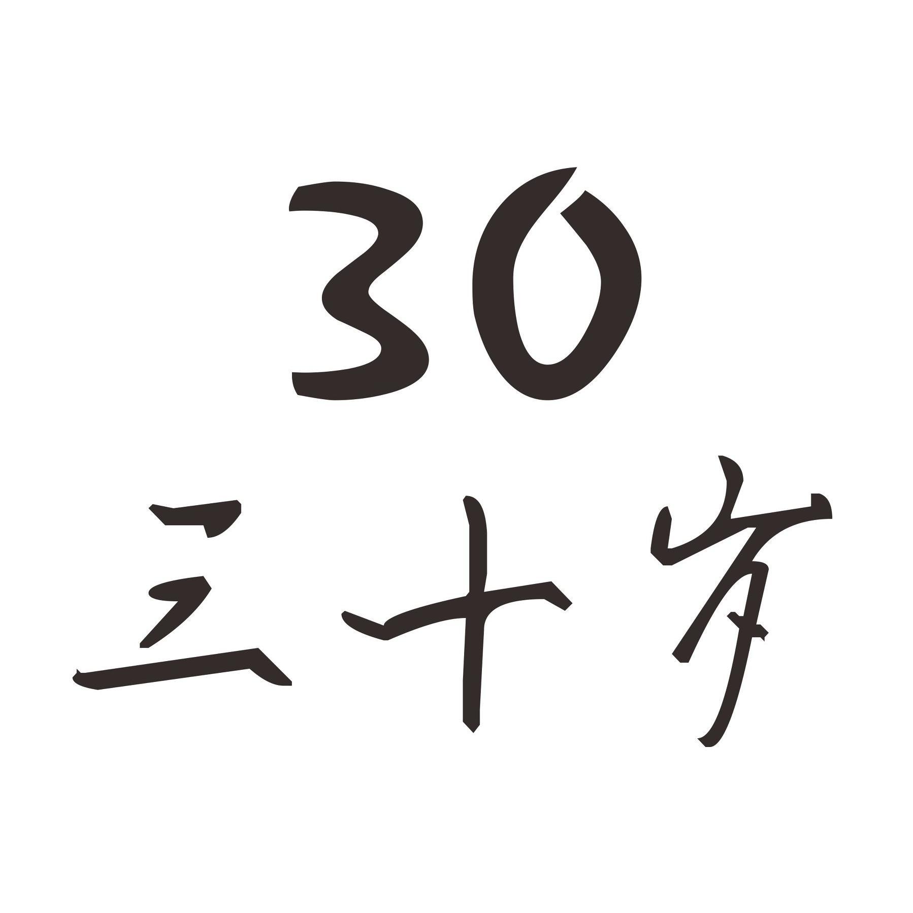 30岁头像文字图片