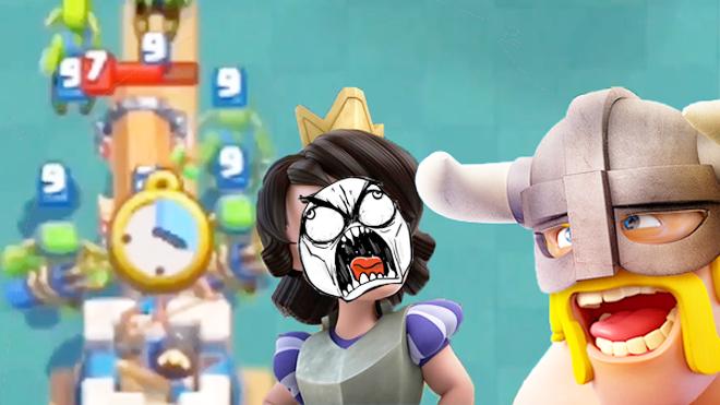 你以为是公主就能挡住我们了！《皇室战争》趣味蒙太奇