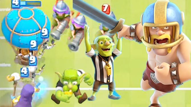 瞧瞧谁是达阵模式里面冲得最快的！《皇室战争》趣味集锦