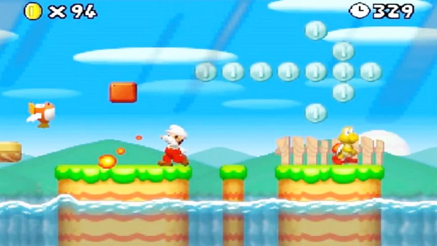 任天堂NDS马里奥3复刻版，第三世界流程