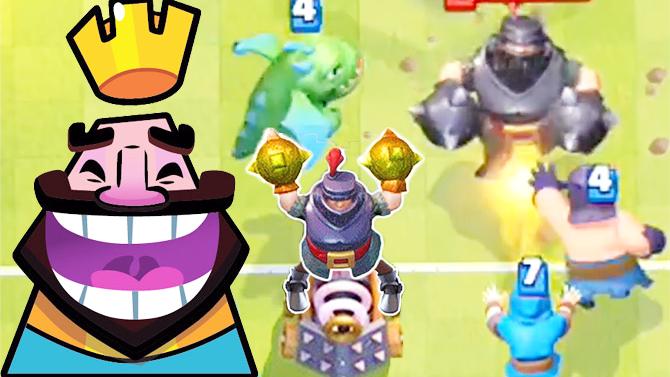 你们再过来我就放大招了！《皇室战争》达阵模式搞笑集锦