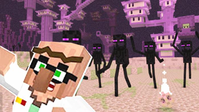 大海解说 我的世界Minecraft 怪物大楼搞笑逃生