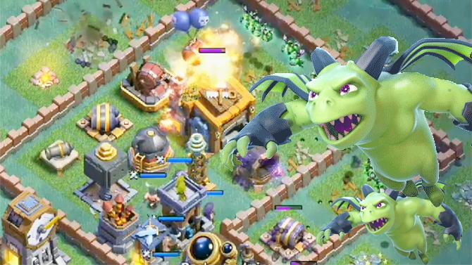 无敌的暗夜女巫和变异亡灵！《部落冲突》7本大师基地3星推塔攻略