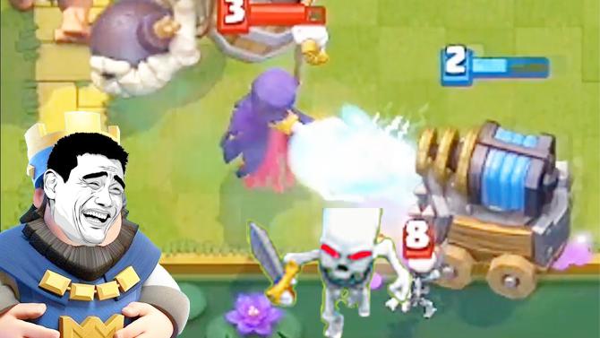 惹不起你电磁炮我走开行不？《皇室战争》精彩搞笑集锦