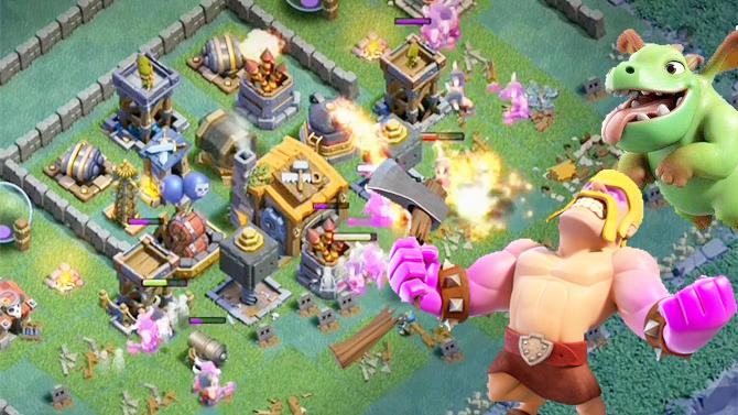 热门7本大师基地完美打法攻略！《部落冲突》快速冲杯的实用阵容