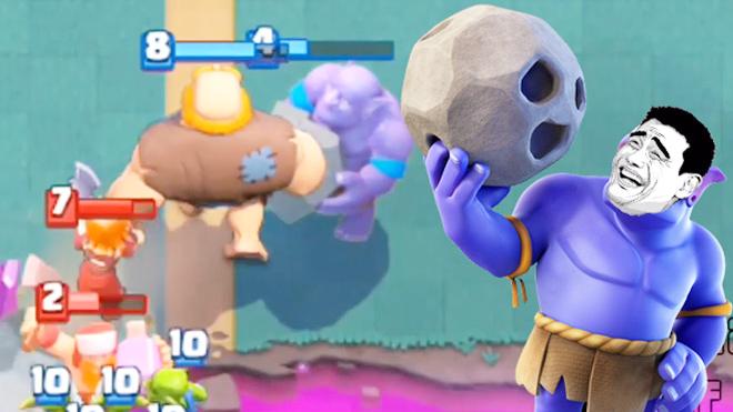 胖子有危险我来保护你！《皇室战争》趣味时刻集锦