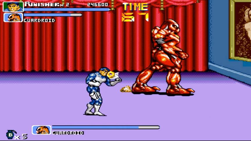 街机动作游戏《复仇者》16位移植版，缩水到不忍直视