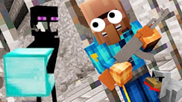 大海解说 我的世界Minecraft 寻找魔法书钻石宝藏