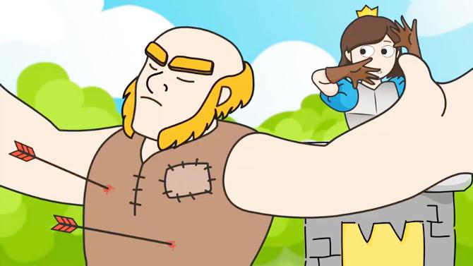 《皇室战争》趣味动画之一滴血的公主