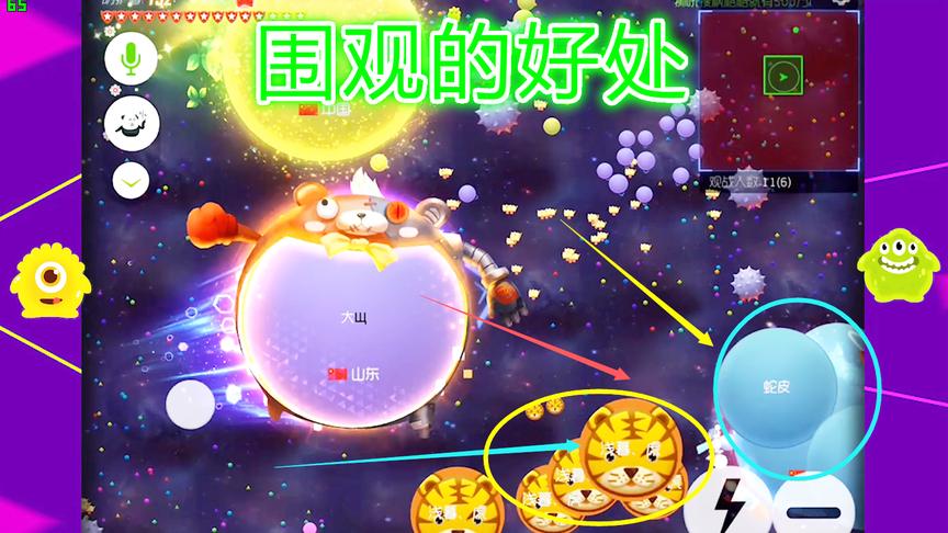 《球球大作战》围观的我，占了上风！