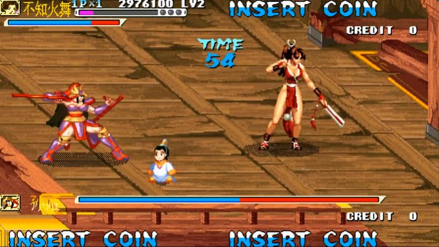 不知火舞大战孙姬，改版游戏的脑洞已收下我的膝盖