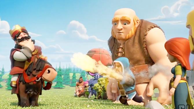 你真的是那英勇的国王吗？《皇室战争》趣味动画剪辑