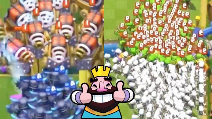 1000哥布林大战1000小骷髅谁更强？《皇室战争》趣味卡牌试玩