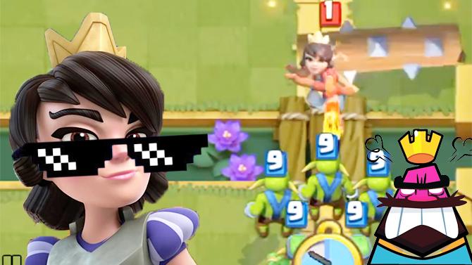 想欺负我的公主也不看看自己的实力！《皇室战争》精彩趣味集锦