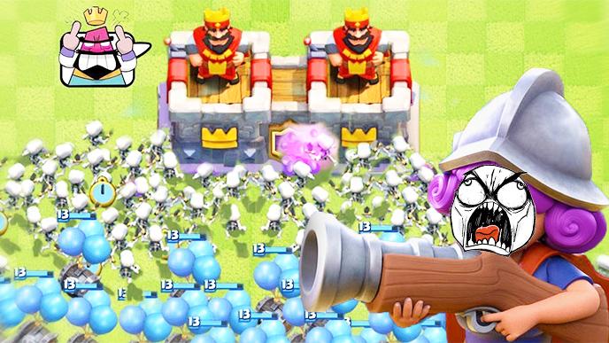 真是惹不起你们这些骷髅气球！《皇室战争》精彩趣味集锦