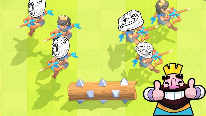 就你这样的水平还想用滚木消灭公主？《皇室战争》精彩趣味集锦