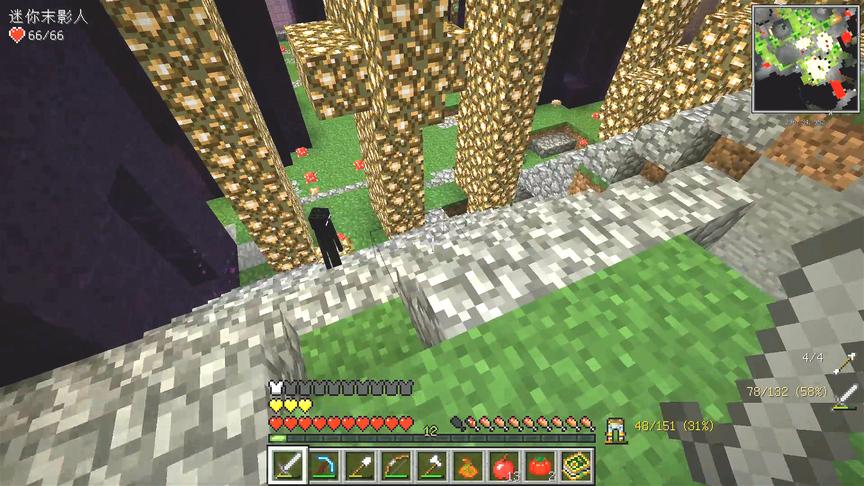 我的世界美丽新世界08：探索采花，发现地下紫珀末地城