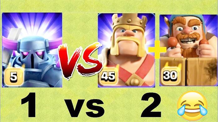 皮卡超人VS野蛮人之王和战争机器谁更强？《部落冲突》趣味测试