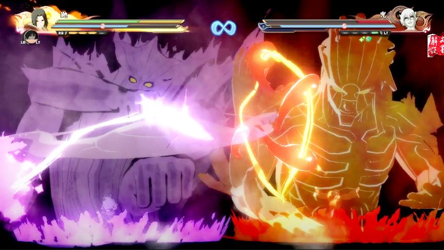 火影忍者究极风暴4鸣人篇 宇智波兄弟联合天照VS仙人兜