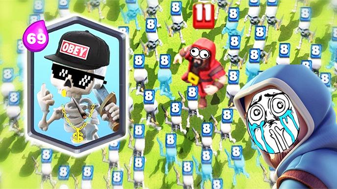 不要让火法师有出手的机会！《皇室战争》精彩趣味集锦