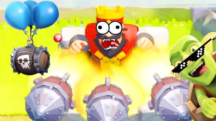 镜像克隆飞桶VS镜像克隆骷髅气球谁更强？《皇室战争》精彩时刻