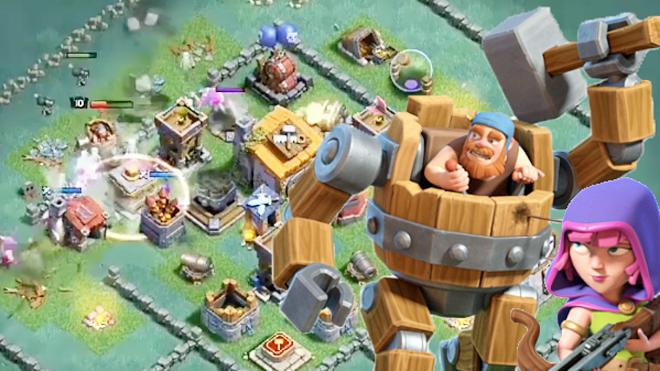 《部落冲突》6本建筑大师基地强阵，简单实用的冲杯基地阵型