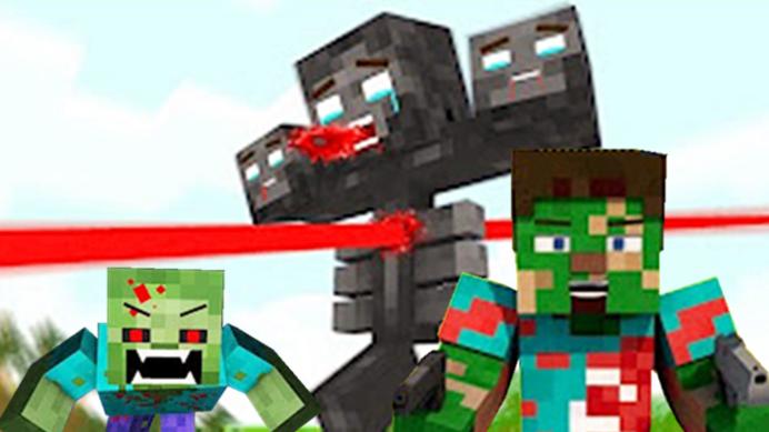 大海解说 我的世界Minecraft 丧尸之战3潜入丧尸村