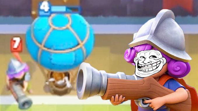 这个气球兵为啥这么呆萌？《皇室战争》趣味集锦