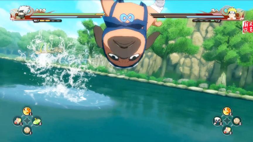 火影忍者究极风暴4鹿丸篇 六代火影放狗咬木叶英雄